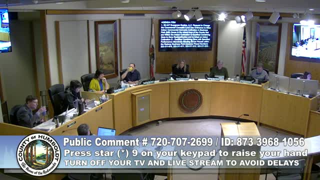 Board approves allowing indoor cannabis in Redway business park with Q-zone limits, 5–0