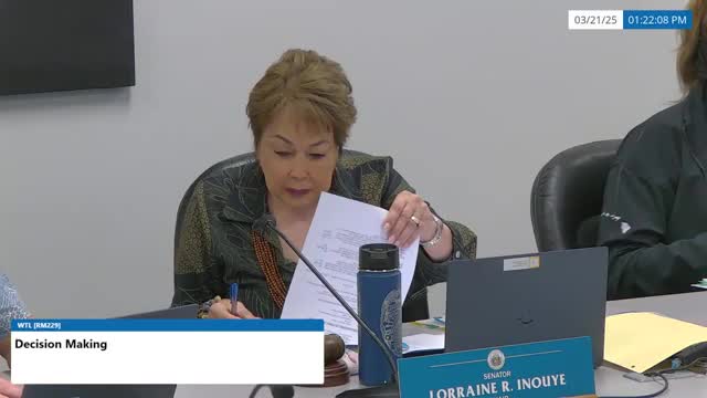 Votes at a glance: Water and Land committee advances multiple resolutions, defers two