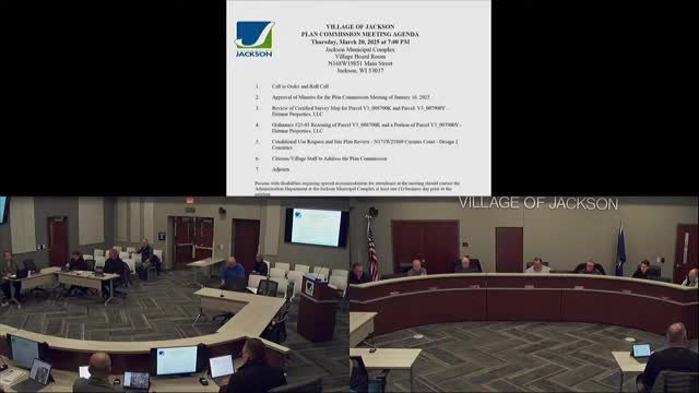 Jackson plan commission backs Ditmar Properties CSM and rezoning to R‑8 multifamily