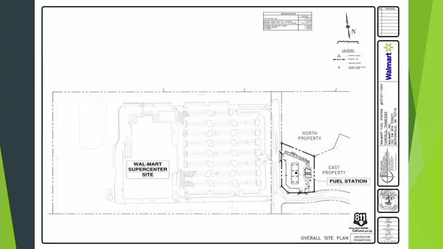 Planning commission approves Walmart fuel center with masonry exception limited to front elevation