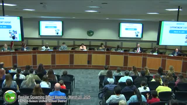 Superintendent highlights attendance push, CAASPP testing and district programs at March 20 meeting