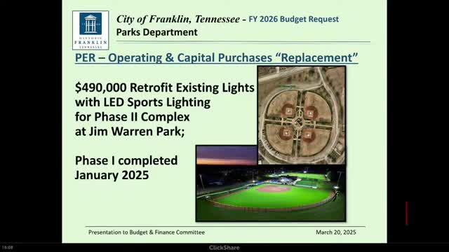 City Council plans upgrade to lighting and playground facilities at Liberty Park