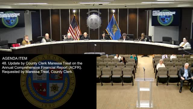 Officials say Oklahoma County will meet Moody's filing window; county preparing a 298‑item checklist for federal audit work