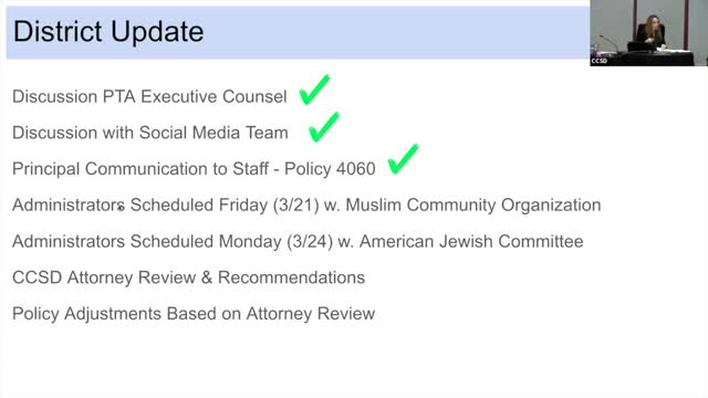 District to release student "sense of belonging" survey results; K–4 parents invited to science-of-reading session