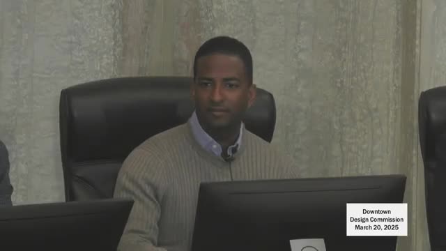 Commission notes several downtown administrative approvals, staff flags NW Eighth Street facade work