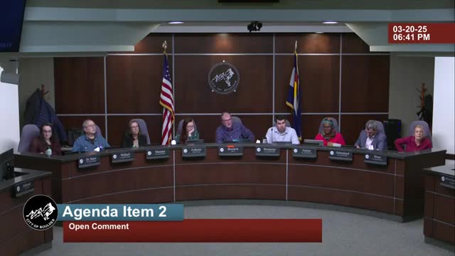 Activists criticize Boulder City Council for complicity in Gaza violence funding