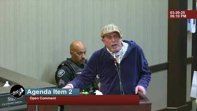 Boulder residents demand action on Gaza violence during city council meeting