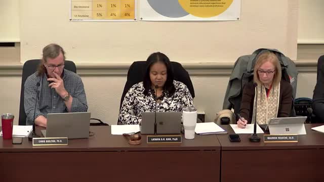 Board approves multiple routine items, budgets and contracts; student asks for emotional-support counselor salary