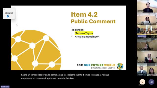 Parents urge ASL bilingual program and raise IEP concerns; teachers and family members urge stronger literacy supports