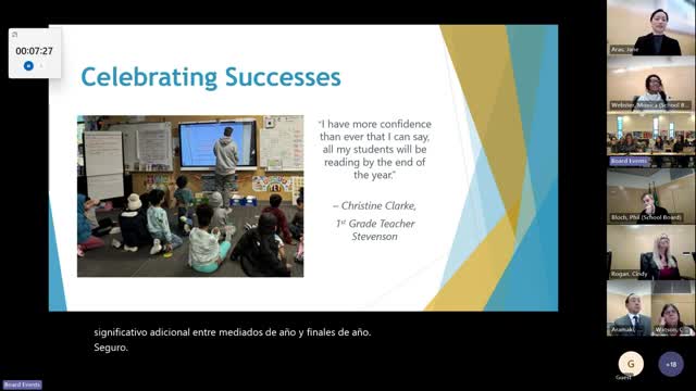 Literacy programs show significant student growth at Lake Hills Elementary