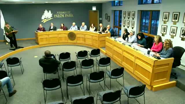 Palos Park presents public draft of comprehensive zoning code; debate focuses on 'traditional lot' rules and accessory standards