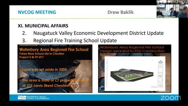 Regional chiefs press state to act on long‑standing fire training school plans; NVCOG to convene committee