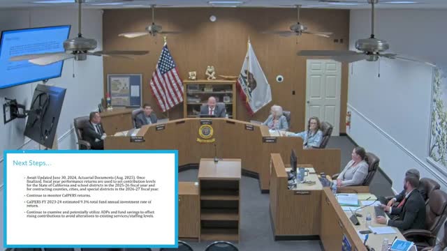 City Council addresses public concerns on CalPERS and PEPRA issues
