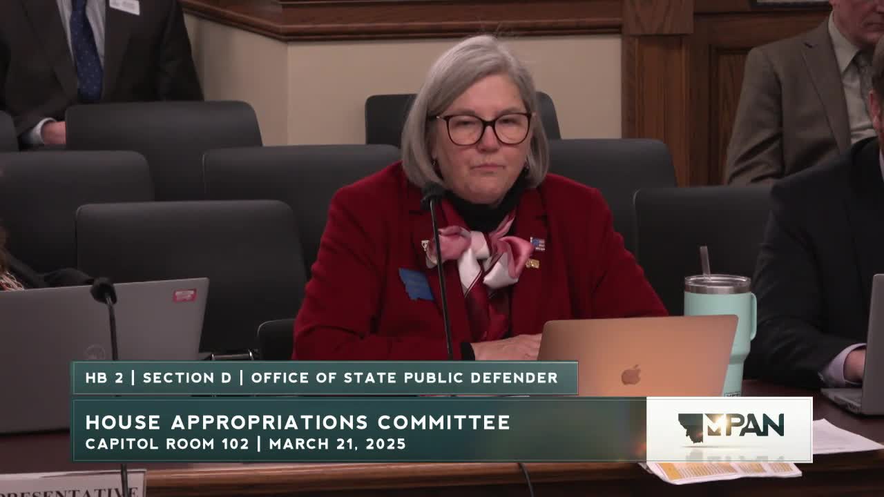 Montana Public Defender Office seeks budget increase for staffing amid legal challenges