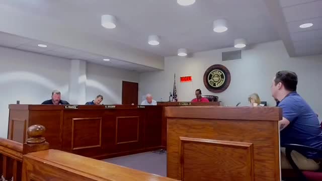 Mayor thanks residents for approving handicap signs and discusses emergency siren system