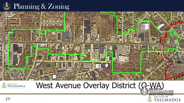 Planning Commission outlines West Avenue Overlay for future development and revitalization
