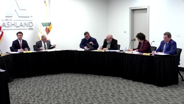 Ashland City Council approves emergency fund transfer for ladder truck and improvements