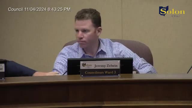 Resident urges Solon Council to rebuild playground near Fields 8 and 9