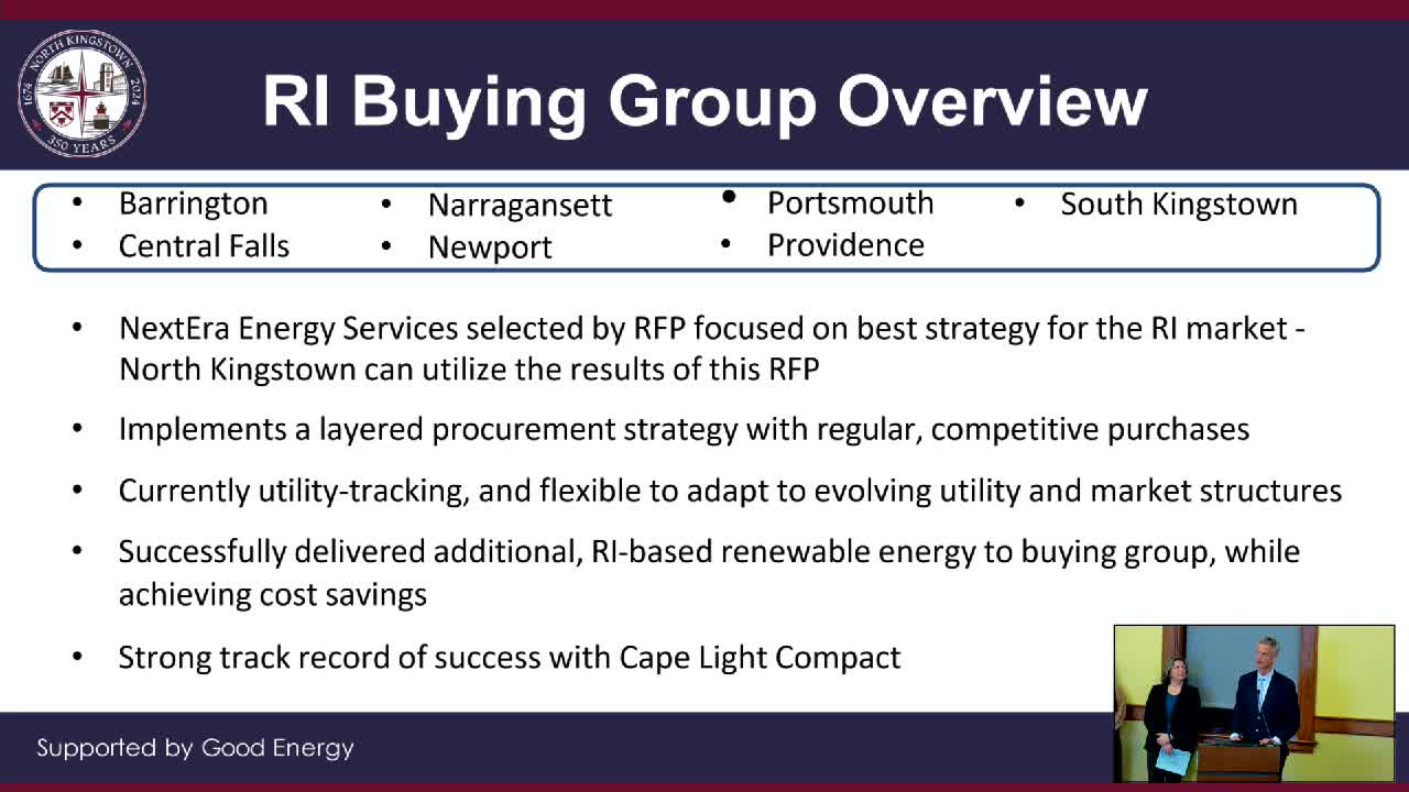 North Kingstown Council approves energy aggregation resolution with seven municipalities