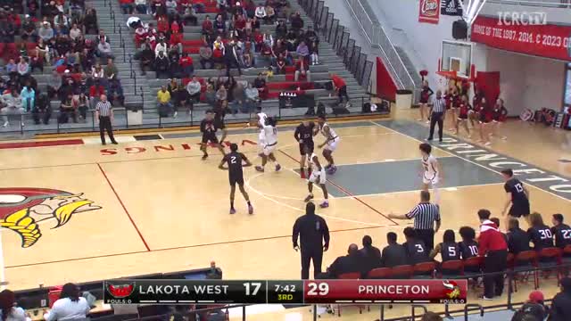 Princeton Vikings maintain lead against Lakota West Firebirds in intense basketball match