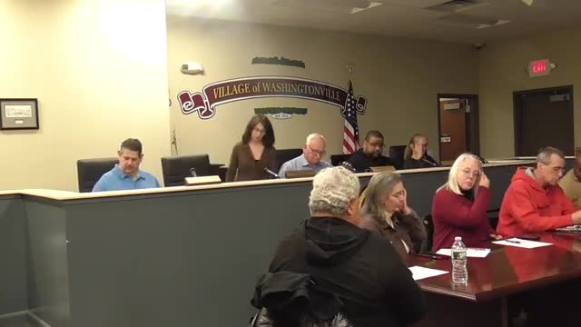 Washingtonville board opens and closes budget public hearing, adopts local law to exceed state tax cap and approves vehicle bond and transfers