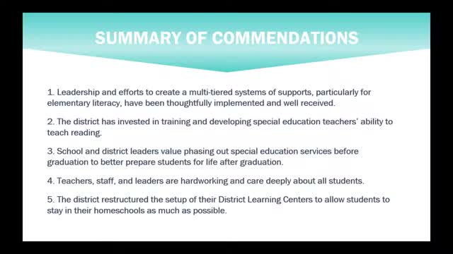 Educators discuss strategies for improving outcomes for students with disabilities