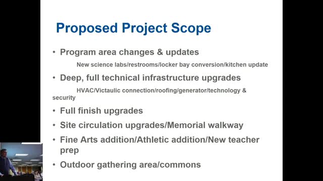 District plans major renovations for Kilborn school with new fine arts and athletic facilities