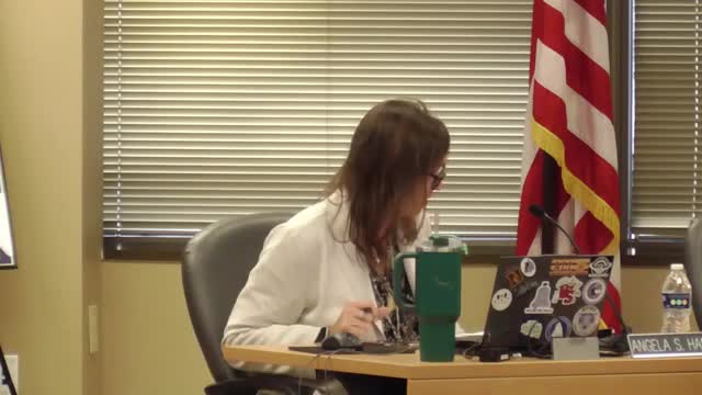 Mr. McElroy presents safety enhancements at Westerville City Schools board meeting