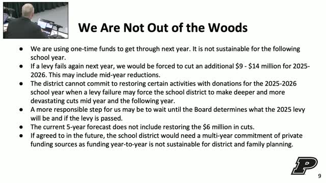School District outlines budget reduction plan amid enrollment growth and inflation challenges