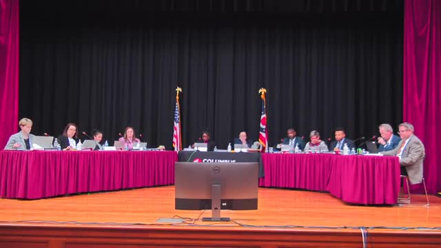Columbus Board of Education joins Fair School Funding Plan with $13500 commitment