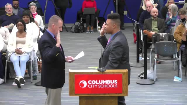 Sarah Ingalls and Jennifer Adair sworn into Columbus Board of Education
