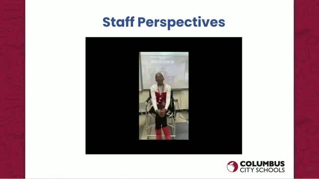 Coach Leeper highlights student contributions at Marion Franklin board meeting