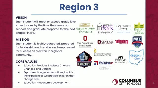 Columbus City Schools highlight educational partnerships and literacy program success