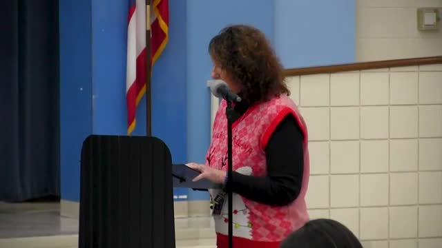 First grade students perform Christmas concerts while schools prepare for winter activities