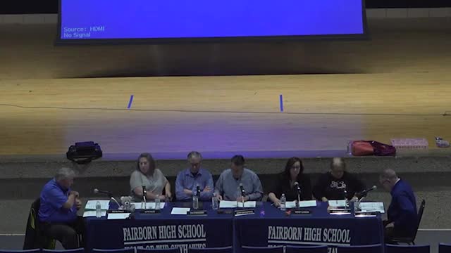 Fairborn Schools Board honors Ruby Strode and discusses new middle school architects