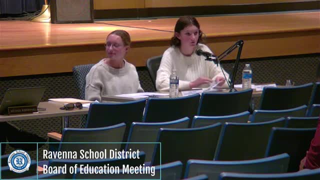 Student board members discuss academic pressures and future aspirations at school meeting