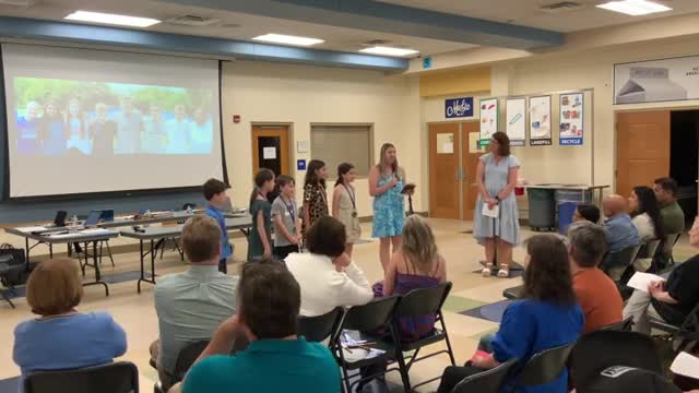 Middle School celebrates top student achievements in writing and math competitions