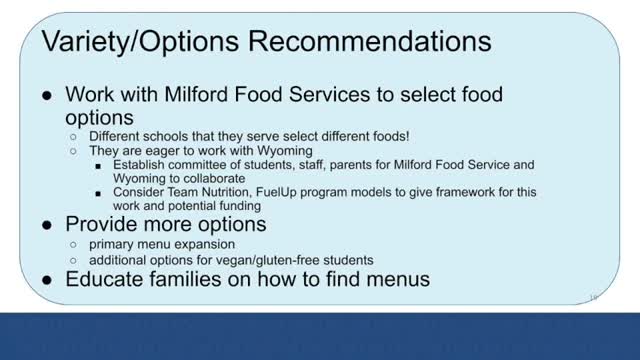 Middle school lunch time issues prompt review of dining logistics in Milford