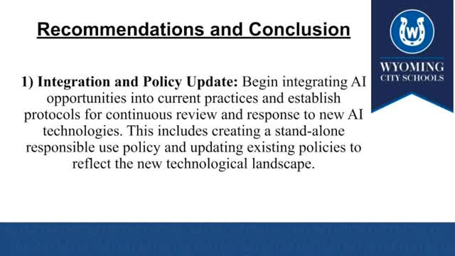 School board proposes new AI literacy initiatives and establishes review committee