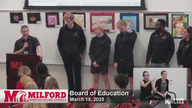 ECC honors Coach Stilwell as boys swimming coach of the year