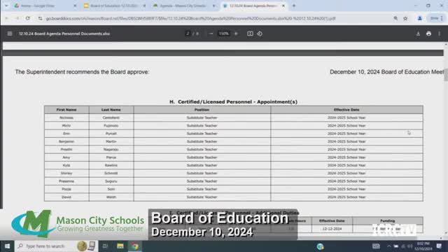 Superintendent announces record high substitute teacher roster and fill rate improvements