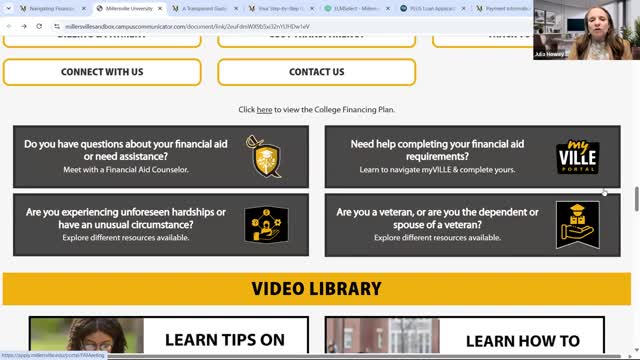 Millersville University offers guidance for financial aid and FAFSA navigation