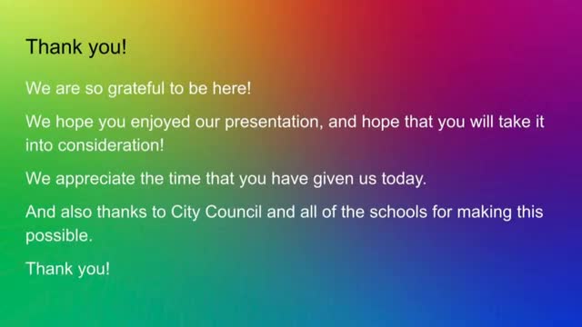City Council approves water service for new home and donates equipment to schools