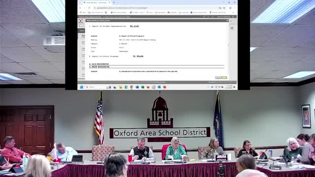 Oxford Area School Board approves $17M capital improvement funding