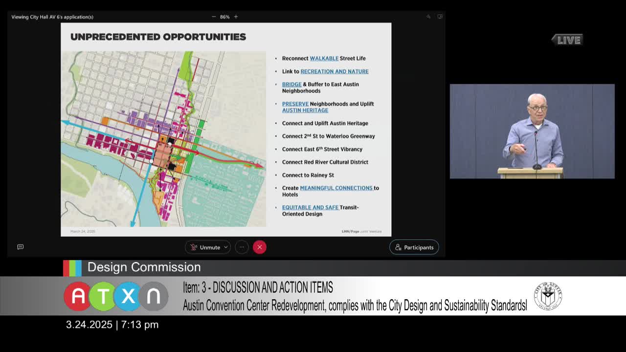 Austin unveils plans for innovative convention center redevelopment project