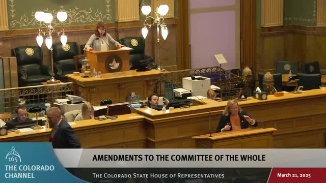 Colorado House debates amendments impacting tribal sovereignty and votes on legislative measures