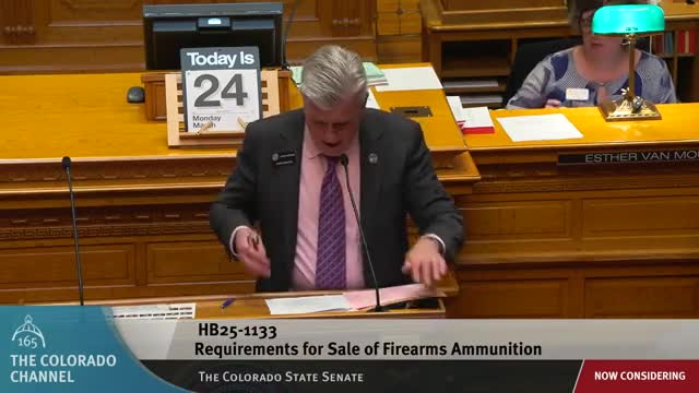 Senators debate firearm safety amendments for youth programs at Colorado Chamber