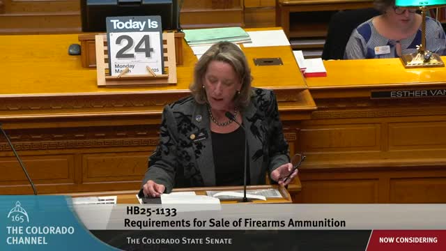 Senate debates amendment for felony charges on ammunition theft in Colorado