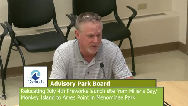 Council considers relocating fireworks to Ames Point after community input