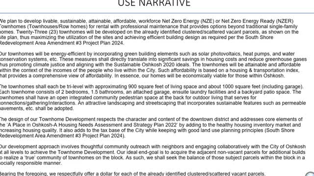 Developers propose 23 townhomes in Oshkosh with community parks and green spaces